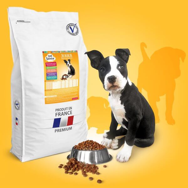 croquettes chiot junior veterinaire